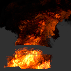 Hangar Fire Frame